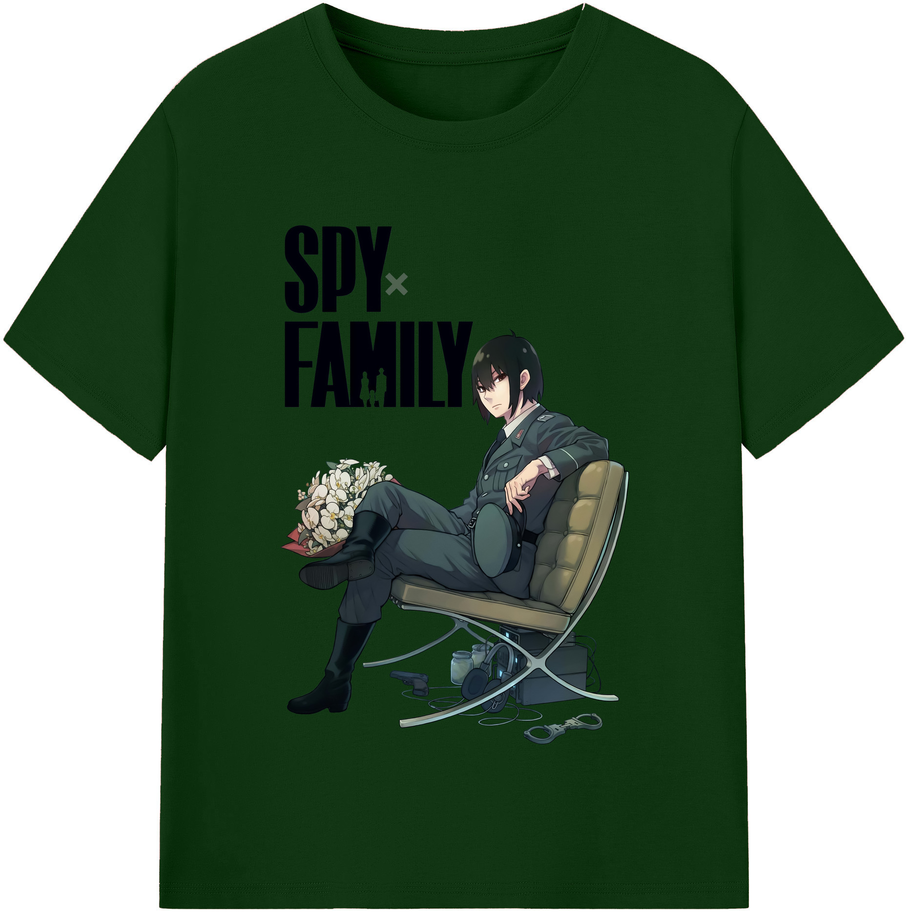 （画像用） SPY×FAMILY间谍家家酒 綿100％半袖Tシャツ（フロントプリント）